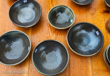 bowls on wood table