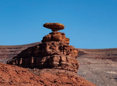 Mexican Hat Butte near Mexican Hat, Utah
